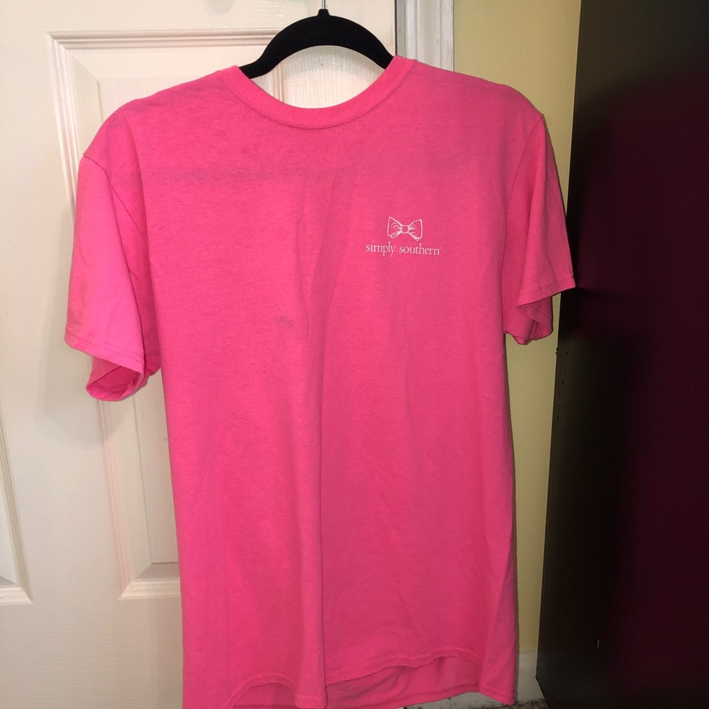 Simply Southern “Bows Over Bros” T-shirt - Medium